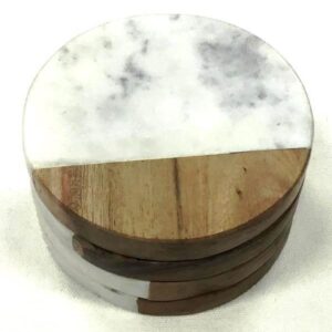 Coasters - Marble with Wood
